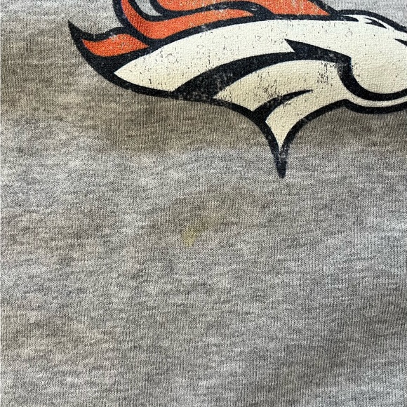 NFL Broncos 2015 Gray AFC Champions Crewneck Sweater Men’s XL - Picture 7 of 7